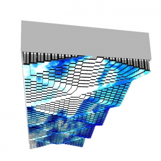 5D矩阵天幕|网红天幕|雪花天幕