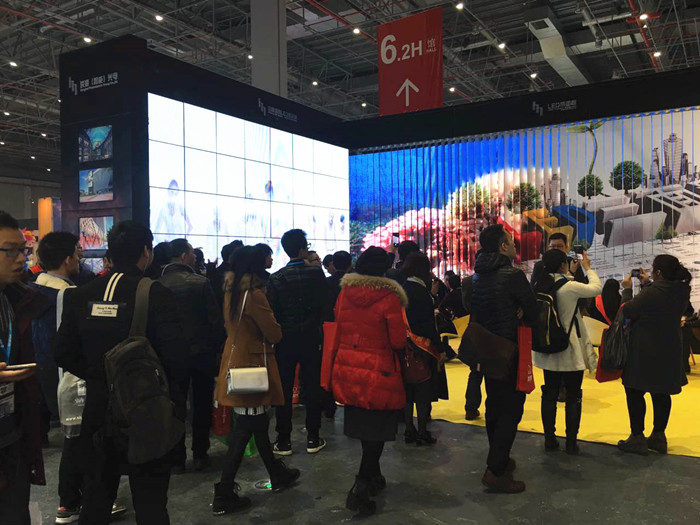 洪海光电上海广告展会现场 洪海光电上海广告展会现场