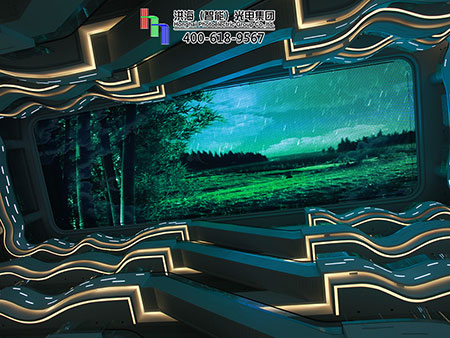 临沂齐鲁园天幕现场全景图 